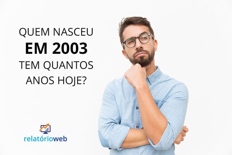 Quem Nasceu em 2003 Tem Quantos Anos