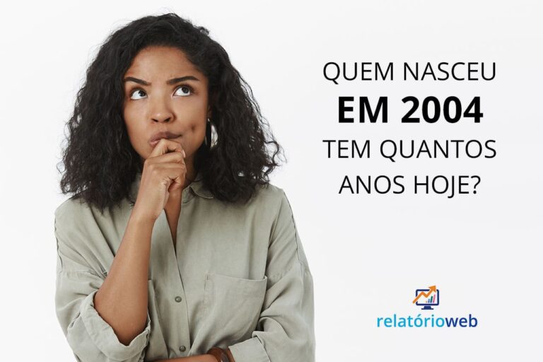 Quem nasceu em 2004 tem quantos anos