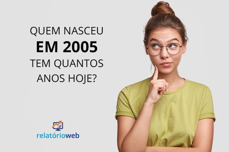 Quem nasceu em 2005 tem quantos anos