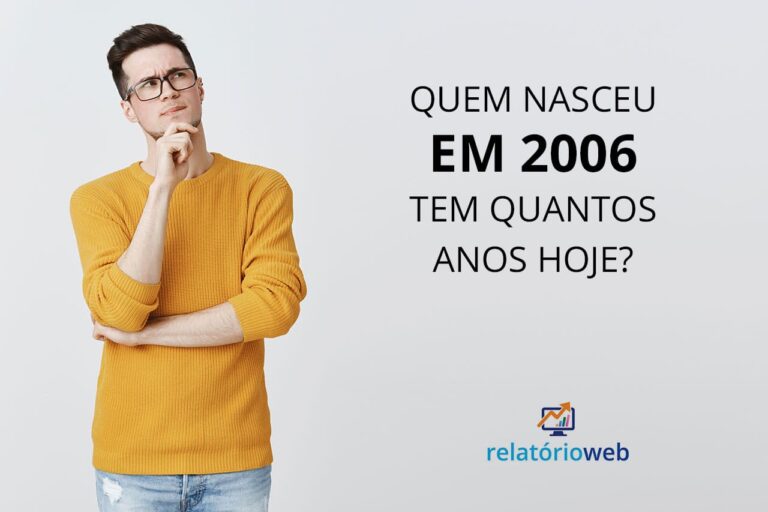 Quem nasceu em 2006 tem quantos anos