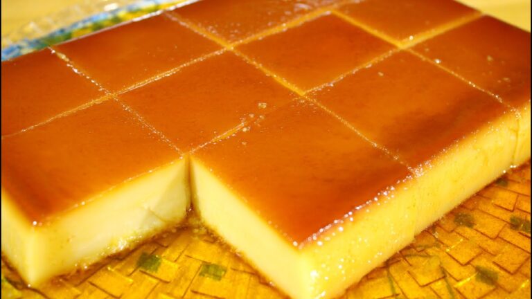 Pudim de Leite Condensado Quadrado