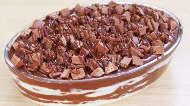 Receita de Pavê de Kit Kat - É uma delícia!!