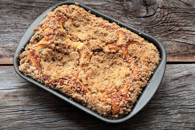 Cuca de Doce de Leite Alemã