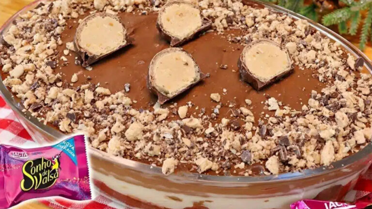 Receita de Pavê de Sonho de Valsa na Travessa